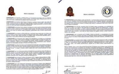 Proclamation by Paraguay’s National Congress Advisor Recognizes KAILASA’s Sovereignty and Aims for Diplomatic Ties