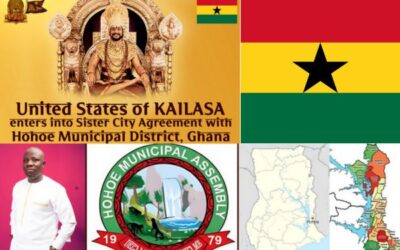 KAILASA and Hohoe Municipality Announce Sister City Partnership for Peace, Prosperity, and Human Rights