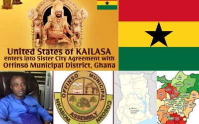 KAILASA and Offinso Municipality Forge Sister City Ties for Cultural Exchange and Global Prosperity