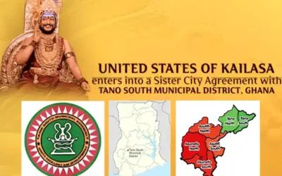 KAILASA and Ghana Forge New Paths: A Sister-City Bond for Peace, Prosperity, and Human Rights